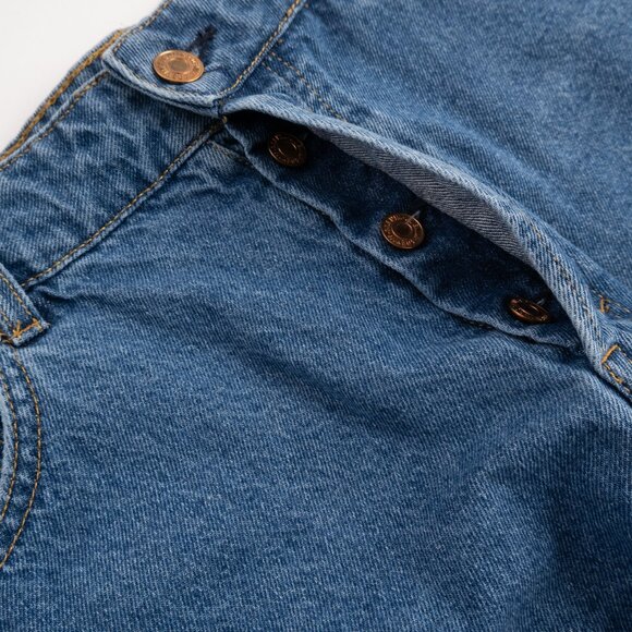 H&M Vintage Shorts High Waist button fly Jean shorts size 12 - Picture 7 of 8